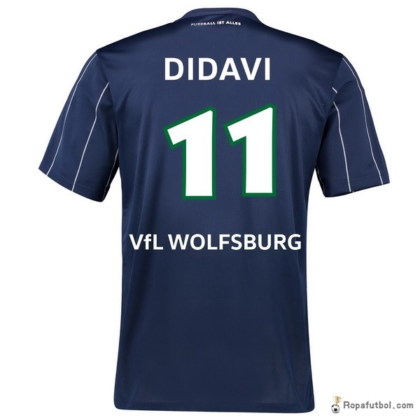 Camiseta VfL Wolfsburgo Replica Tercera Ropa Didavi 2016/17 Azul